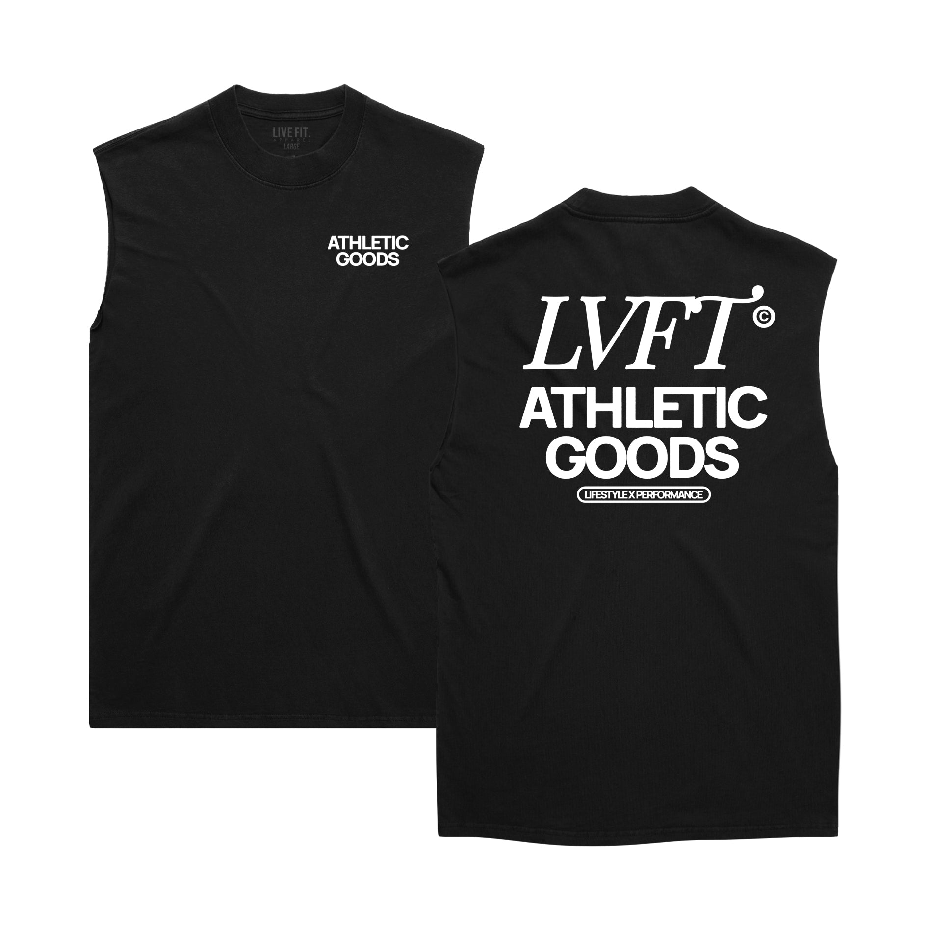Athletic Goods Clubhouse Muscle Tank - Black