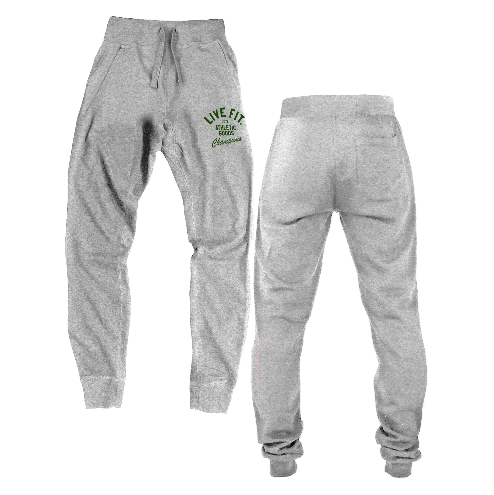 Athletic Goods Joggers - Heather Grey / Green