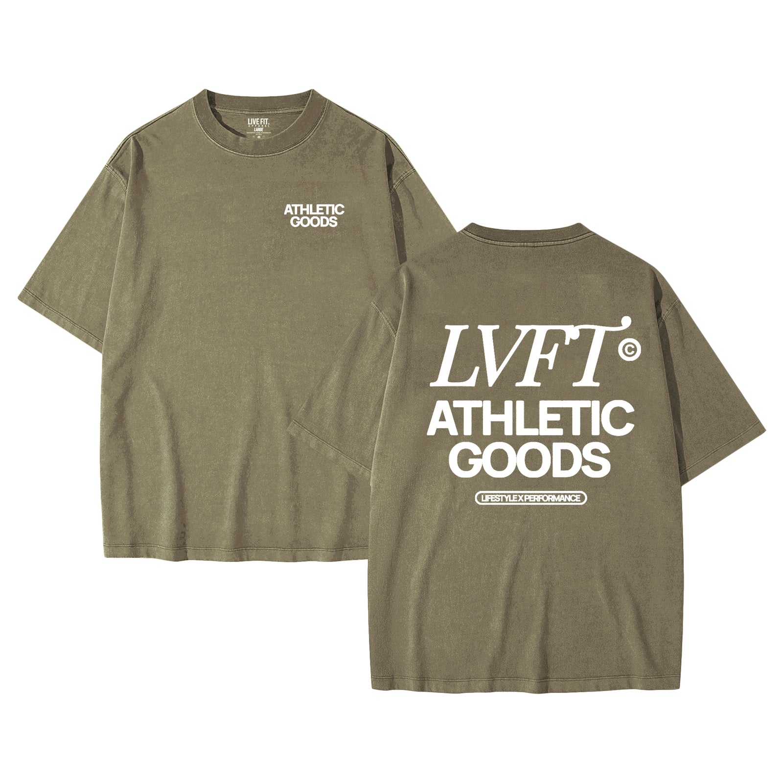 Athletic Goods Clubhouse Heavy Tee - Khaki