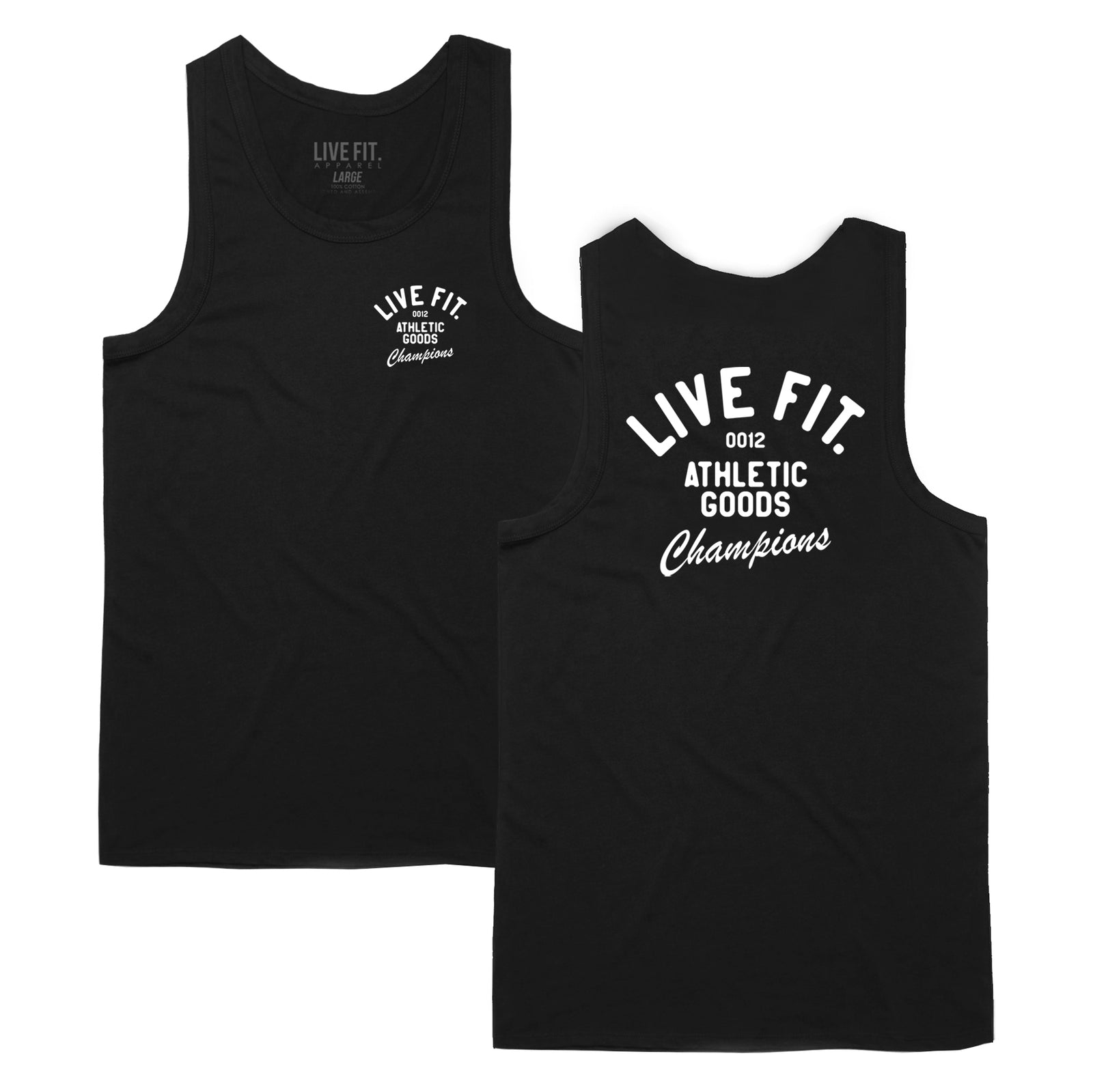 Athletic Goods Tank - Black