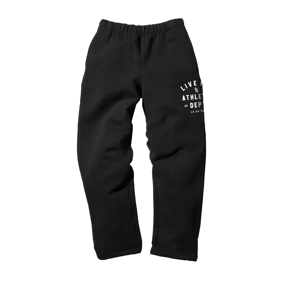 Athletic Department Straight Leg Sweatpants - Black
