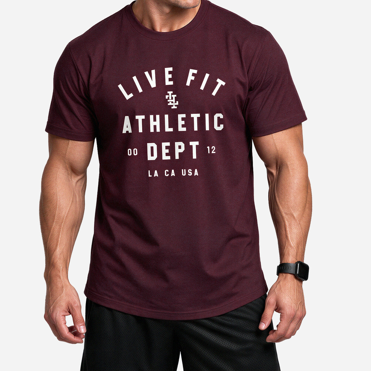 Athletic Department Tee - Oxblood