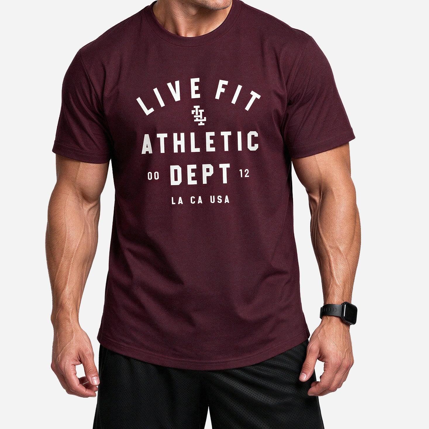 Athletic Department Tee - Oxblood