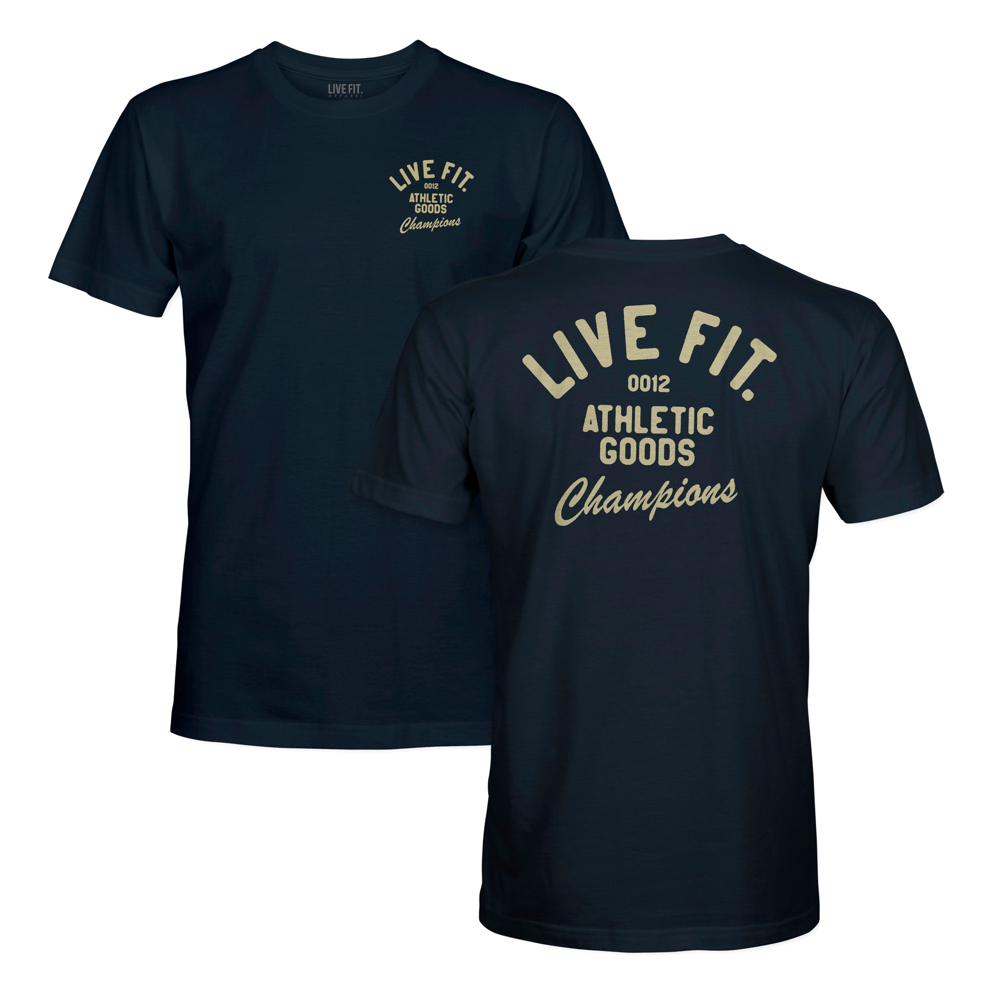 Athletic Goods Tee - Navy / Khaki