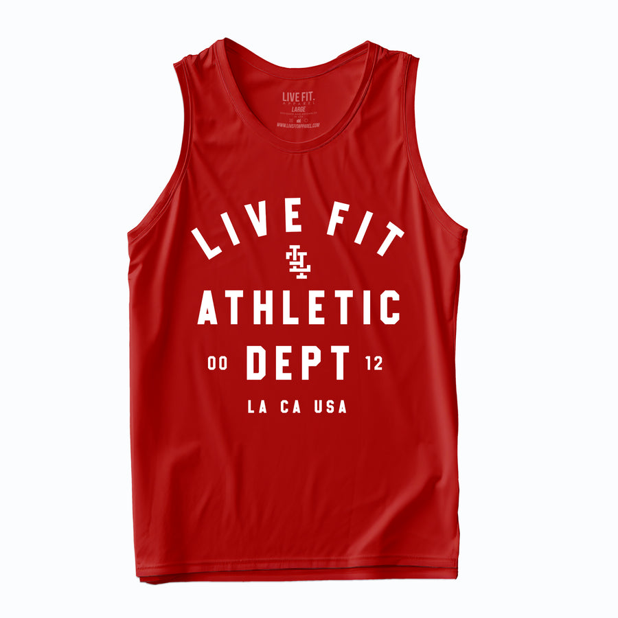 Athletic Department Tank Top - Red