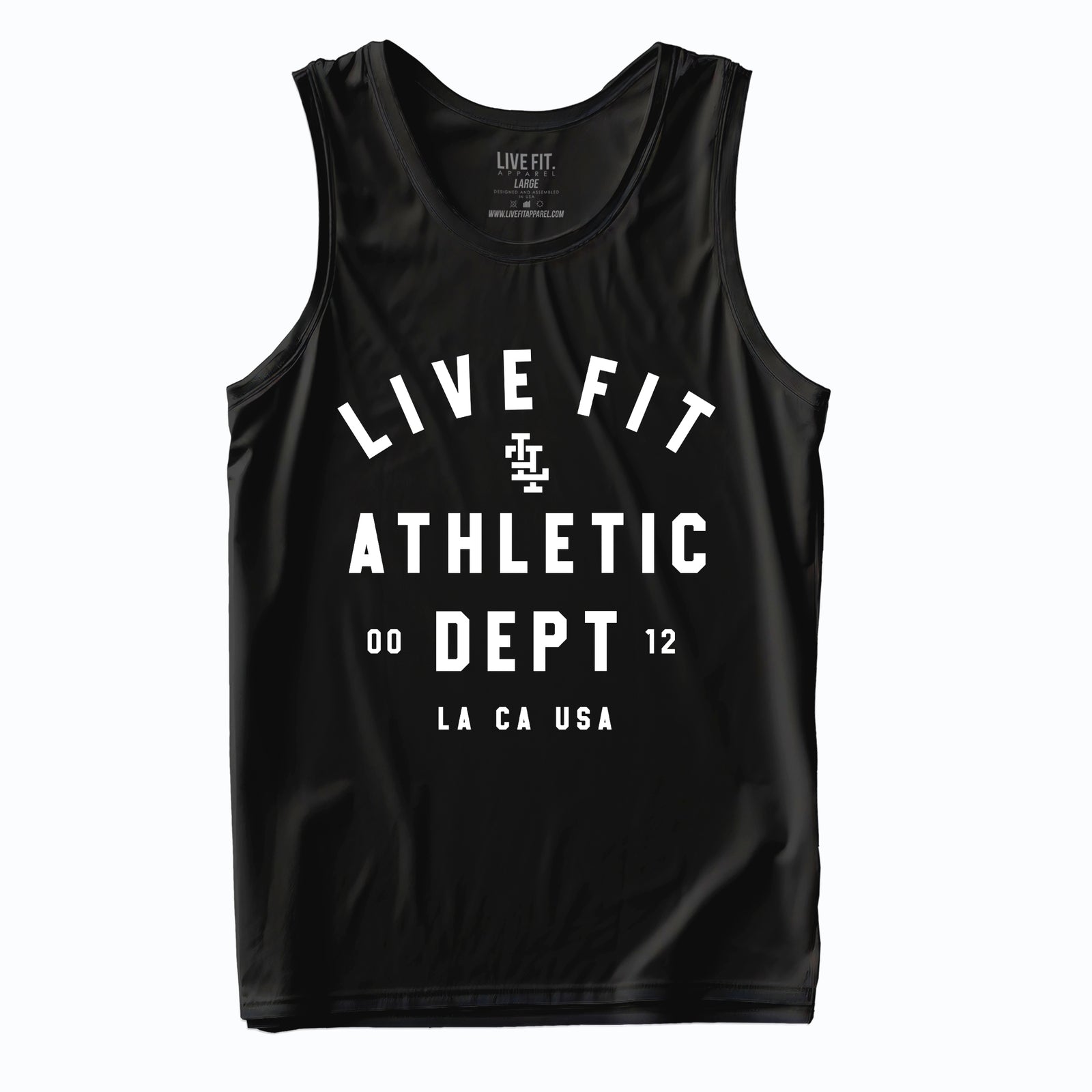 Athletic Department Tank Top - Black