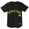 Athletics Baseball Jersey - Black/Gold