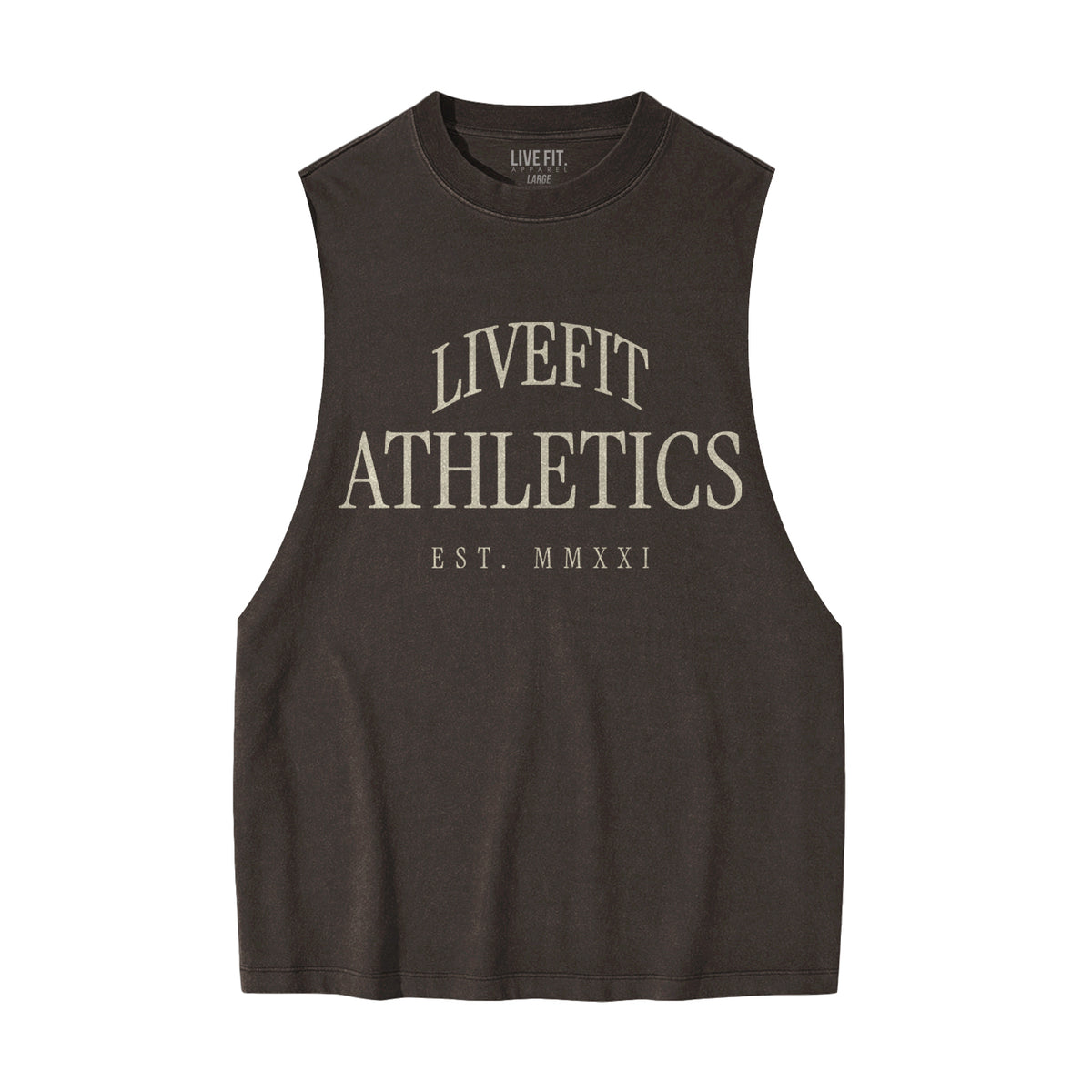 Oxford Muscle Tank - Mocha