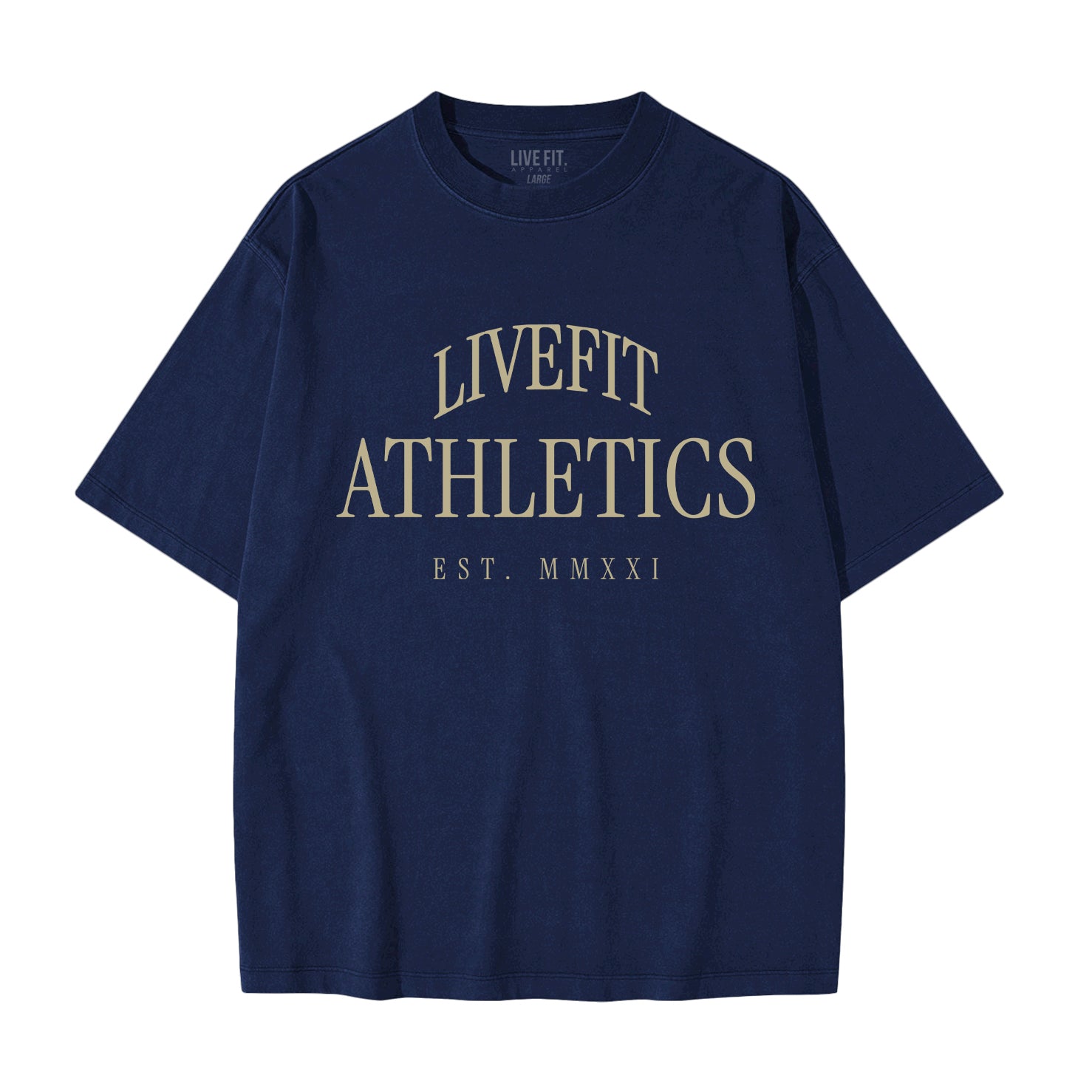Oxford Heavy Tee - Navy