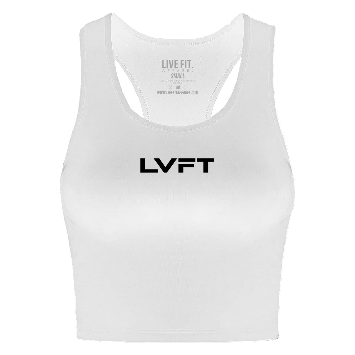 Slate Racerback Tank - White/Black