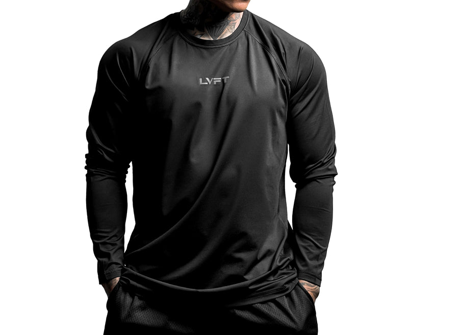 Battle Guard Long Sleeve Rashguard - Black / Carbon Reflective