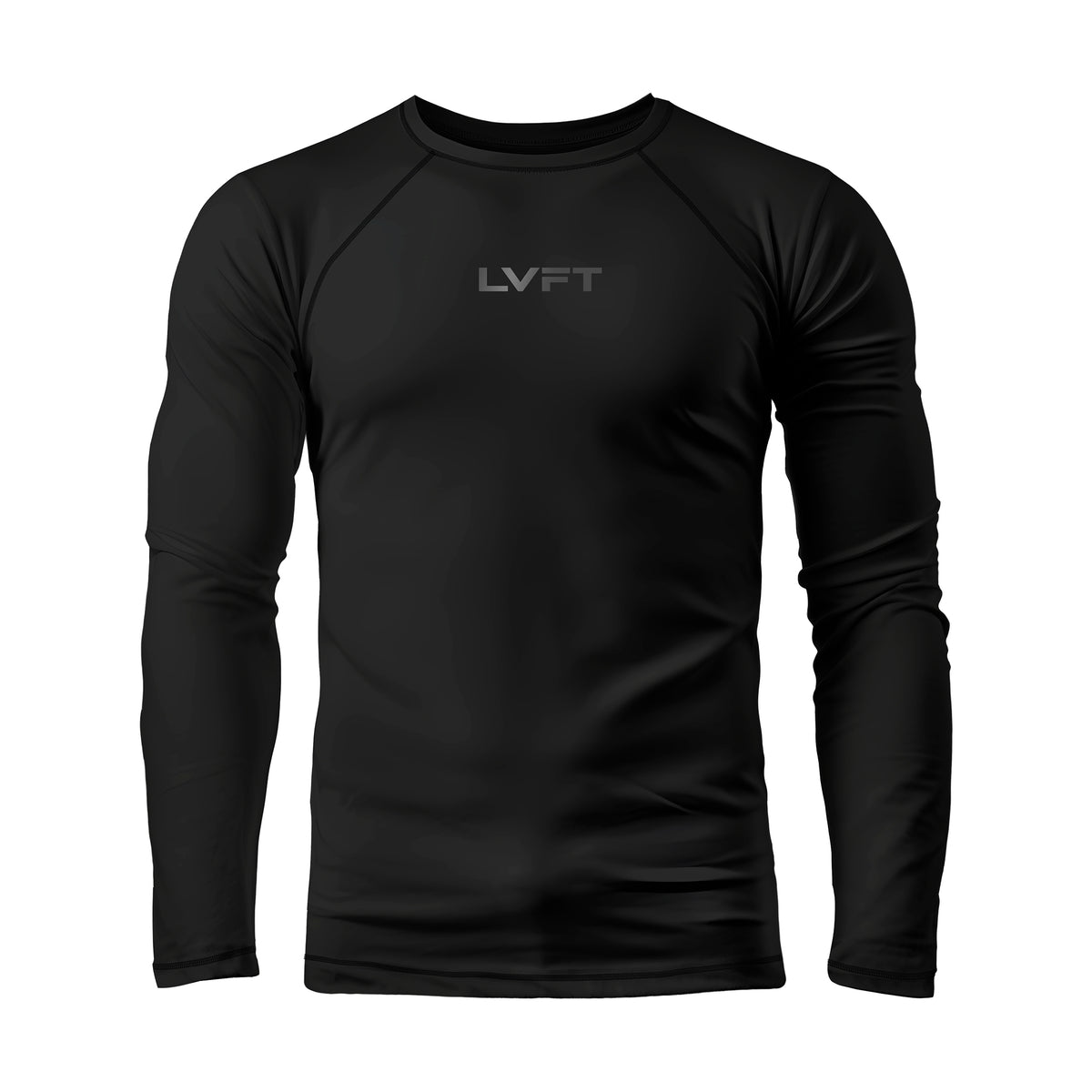 Battle Guard Long Sleeve Rashguard - Black / Carbon Reflective