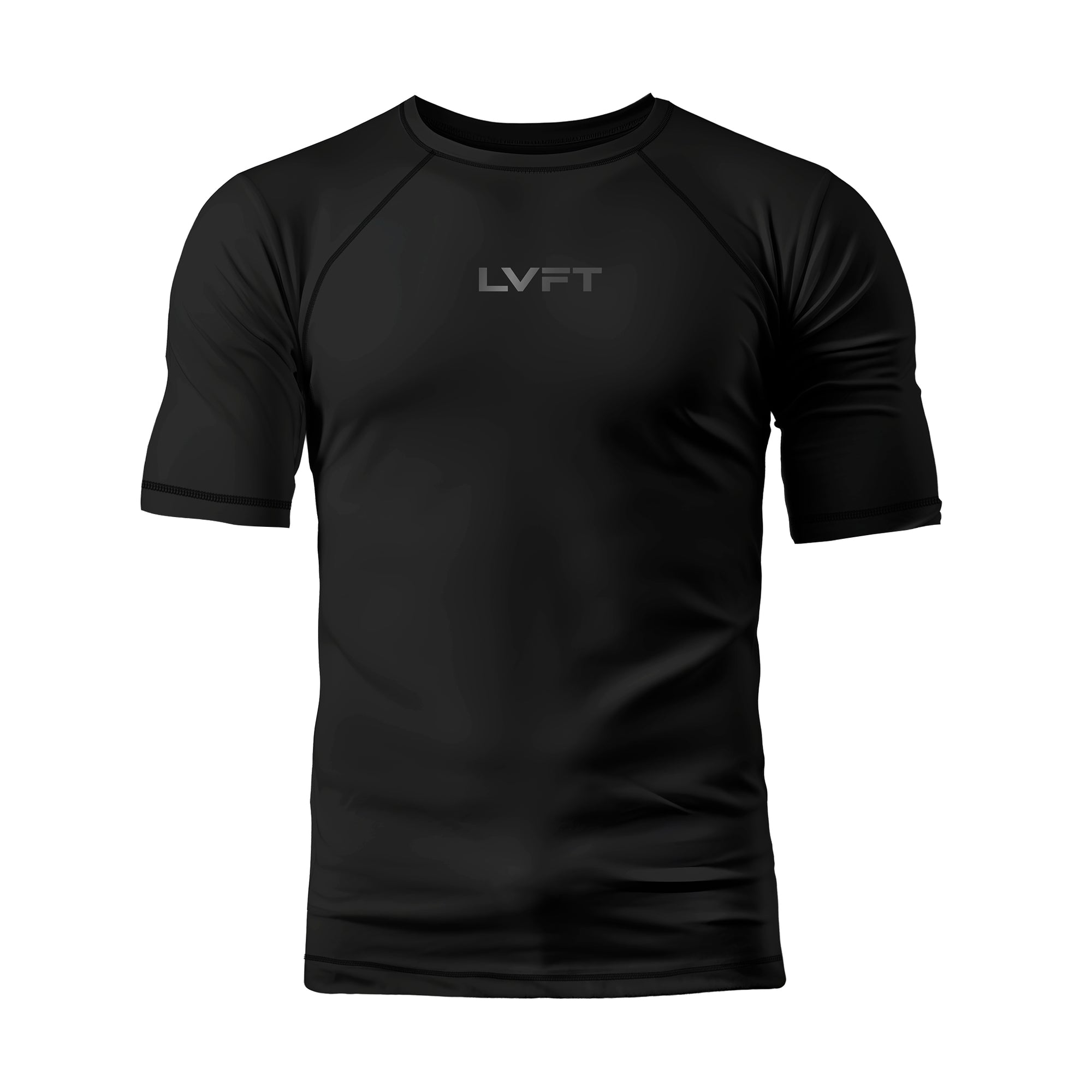 Battle Guard Short Sleeve Rashguard - Black / Carbon Reflective