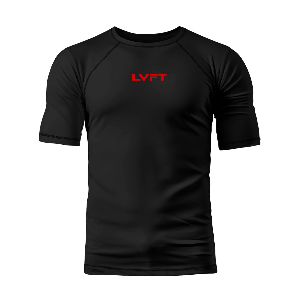 Battle Guard Short Sleeve Rashguard - Black / Red