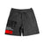 Blackletter Fleece Shorts - Carbon Heather