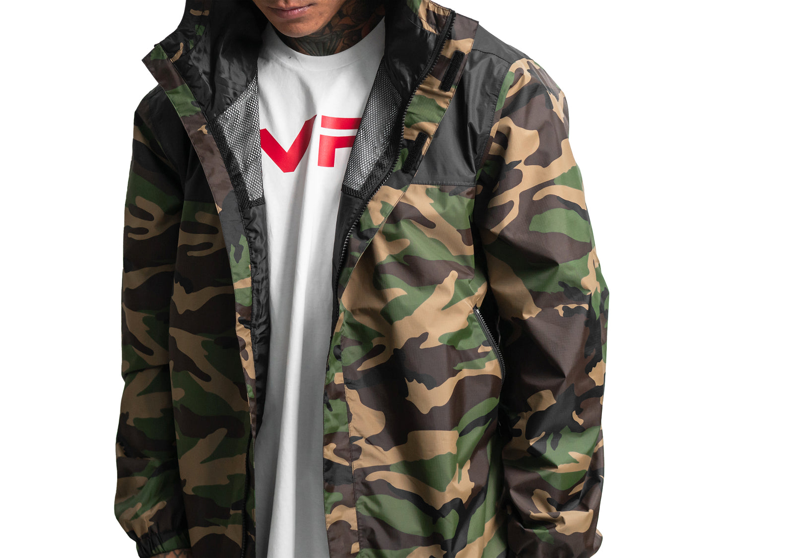 EST. Windbreaker Jacket - Camo