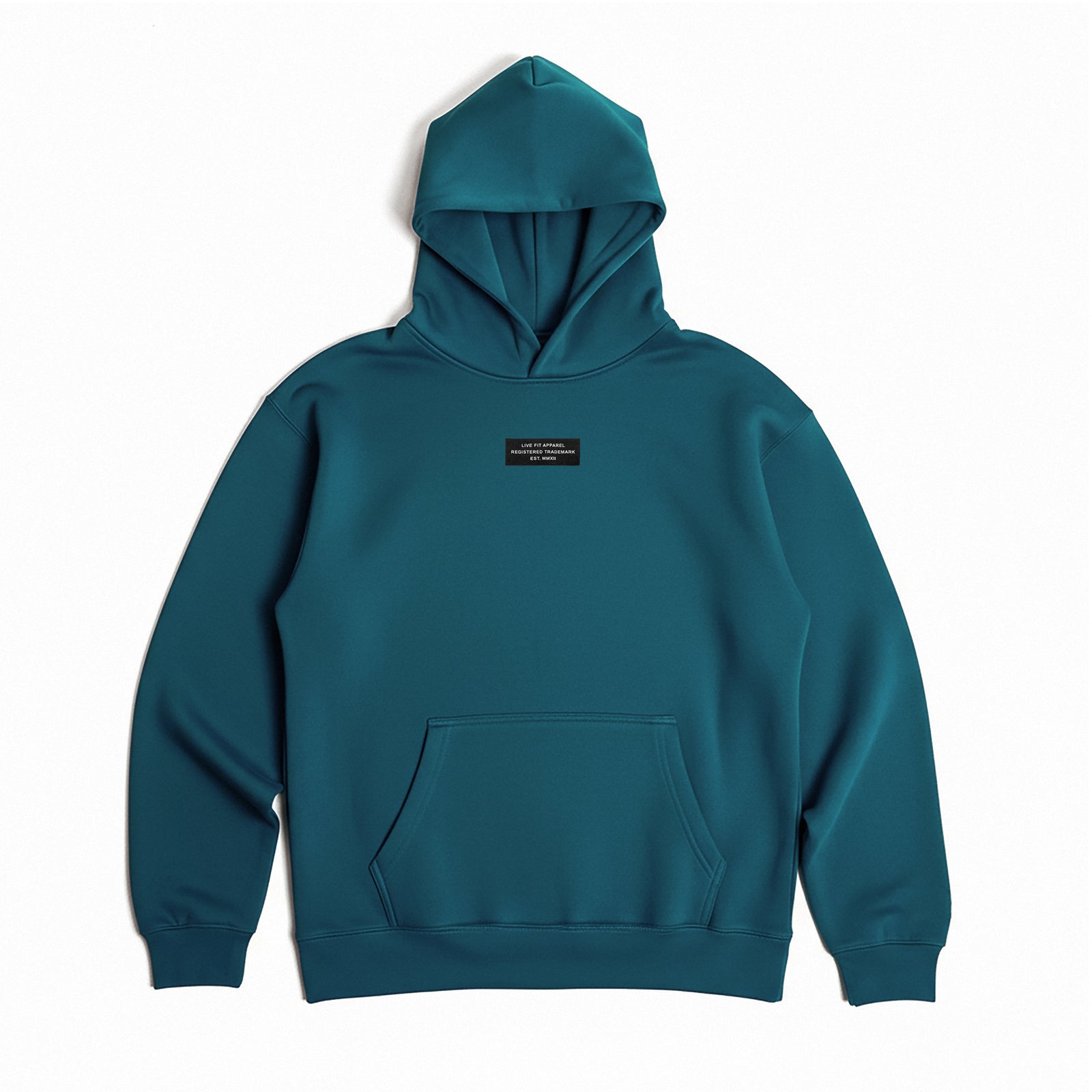 Core Fleece Hoodie - Deep Cyan