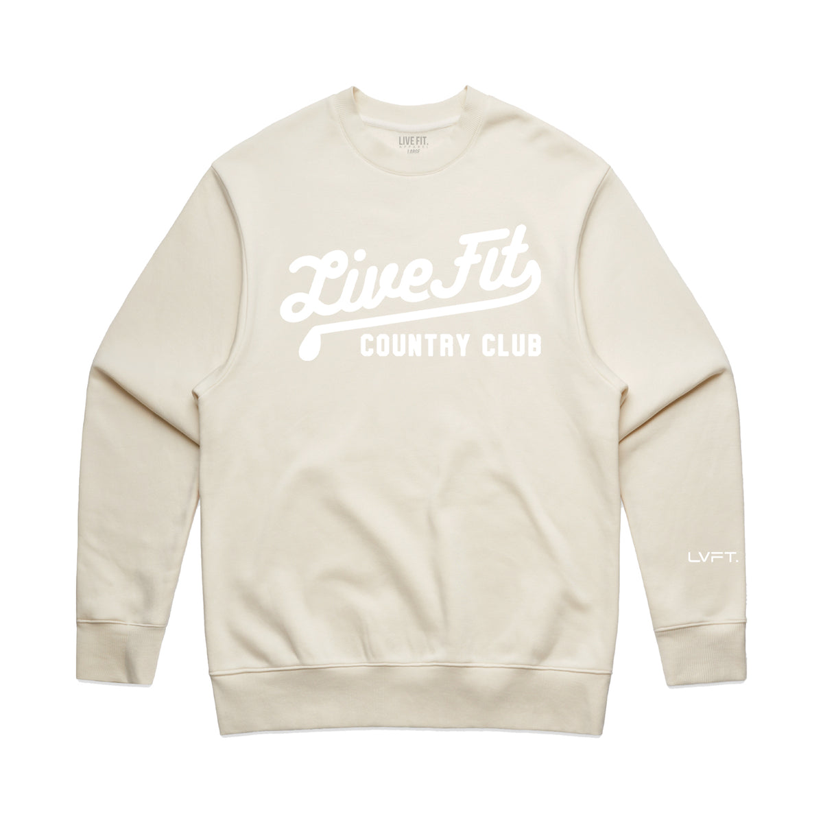 Country Club Letterman Crew - Bone