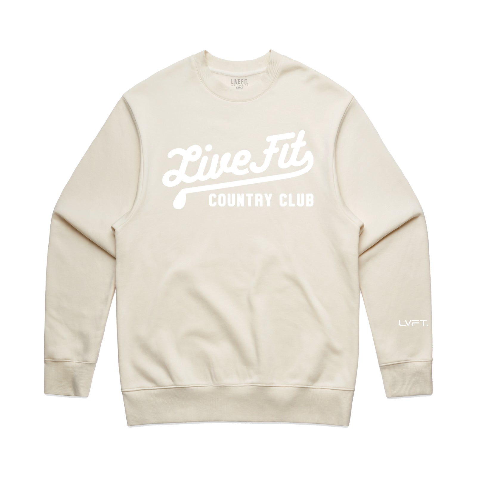 Country Club Letterman Crew - Bone