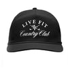 Country Club Ripstop Rope Cap - Black