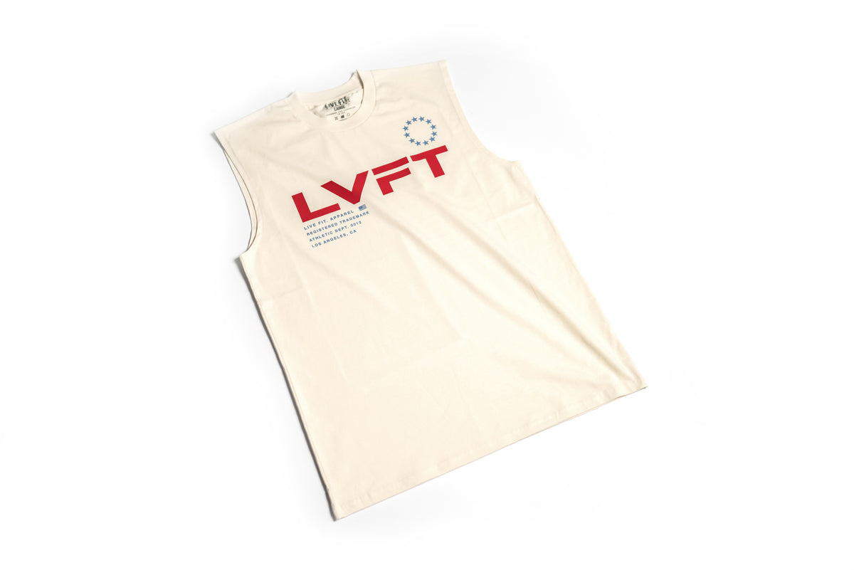 Freedom Muscle Tank - Nautral
