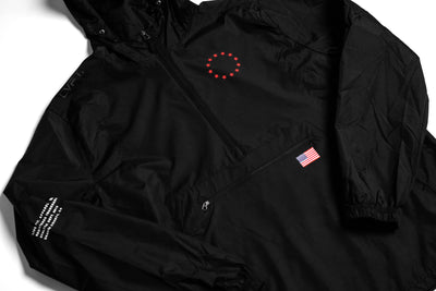 Sport Anorak Jacket - Black Reflective