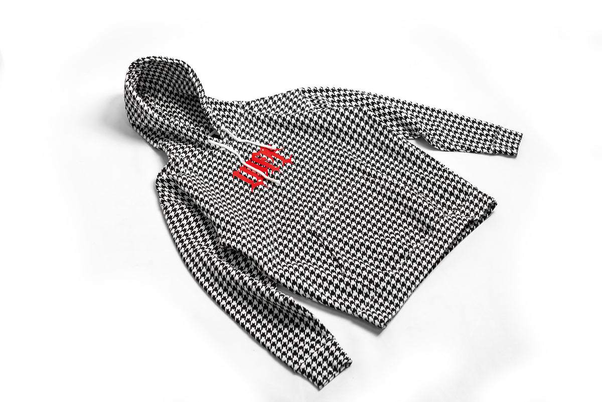 Mystik Hoodie - Hounds Tooth