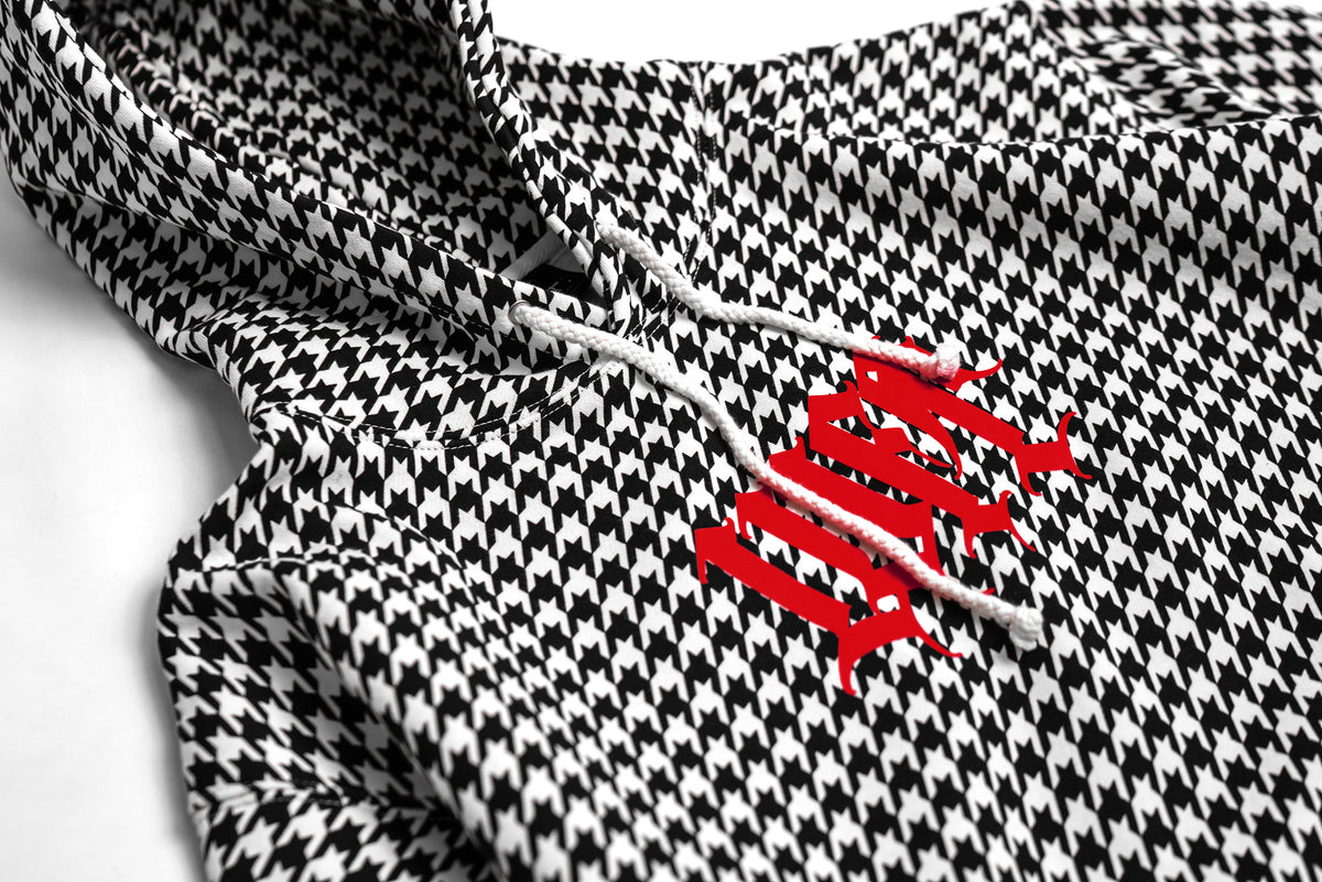 Mystik Hoodie - Hounds Tooth