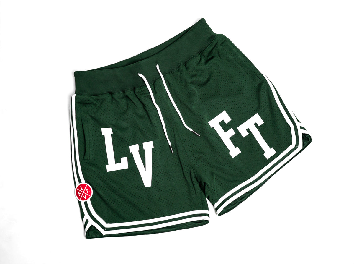 Retro Game Day Shorts - Green