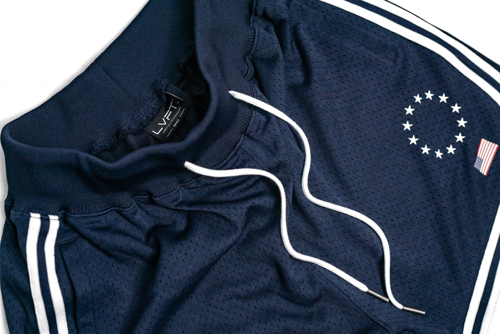 Retro National Mesh Shorts - Navy