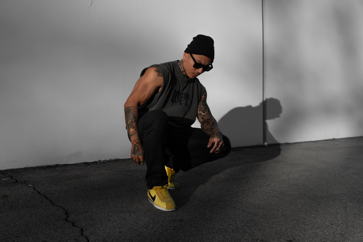 Mystik Blackout Muscle Tank - Concrete