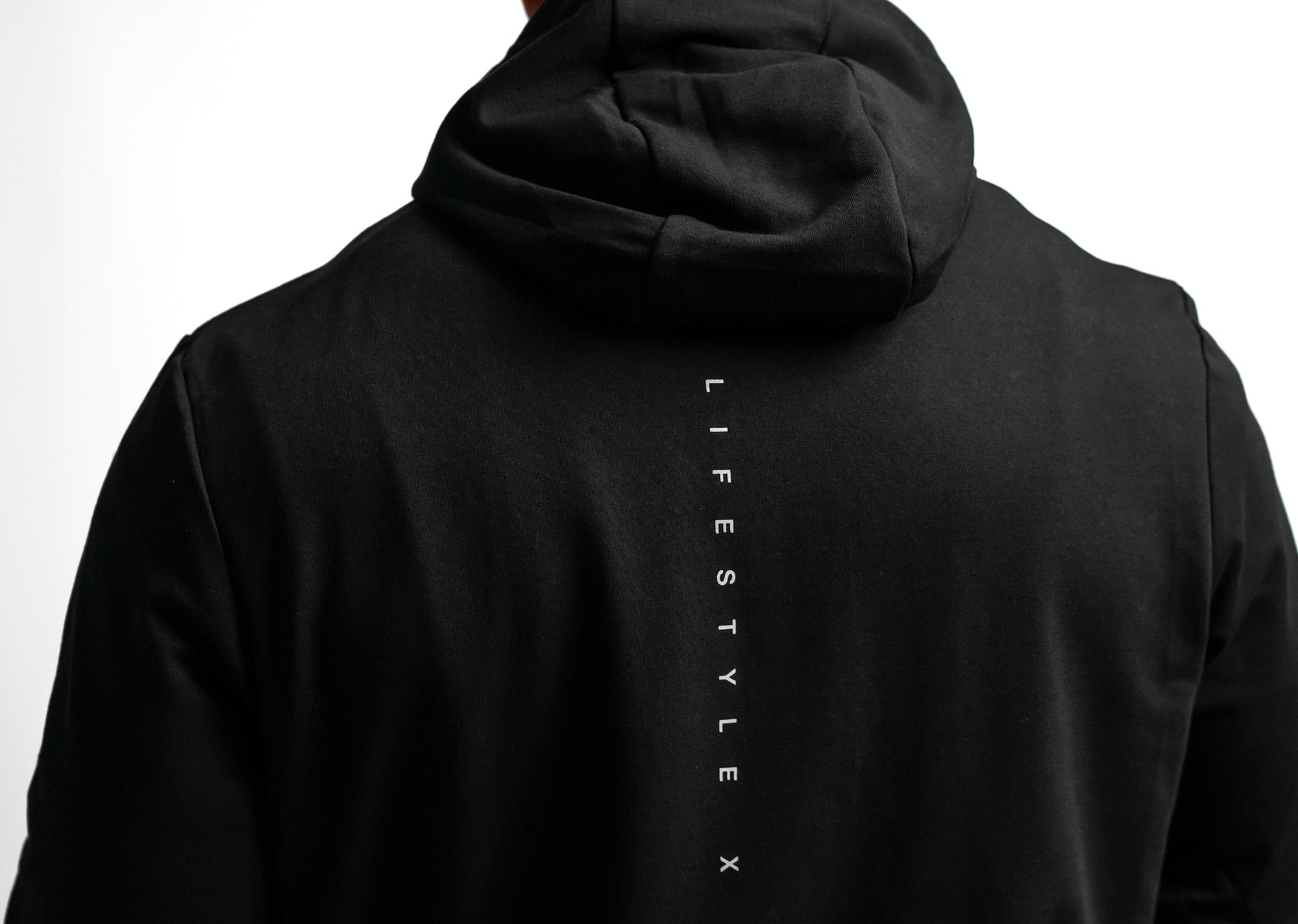 Kinetic Zip-Up Hoodie - Black