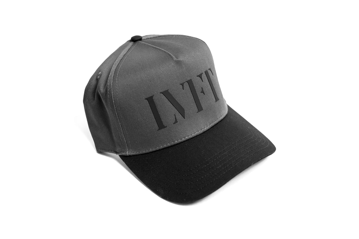 Echo 5 Panel Snapback - Charcoal / Black