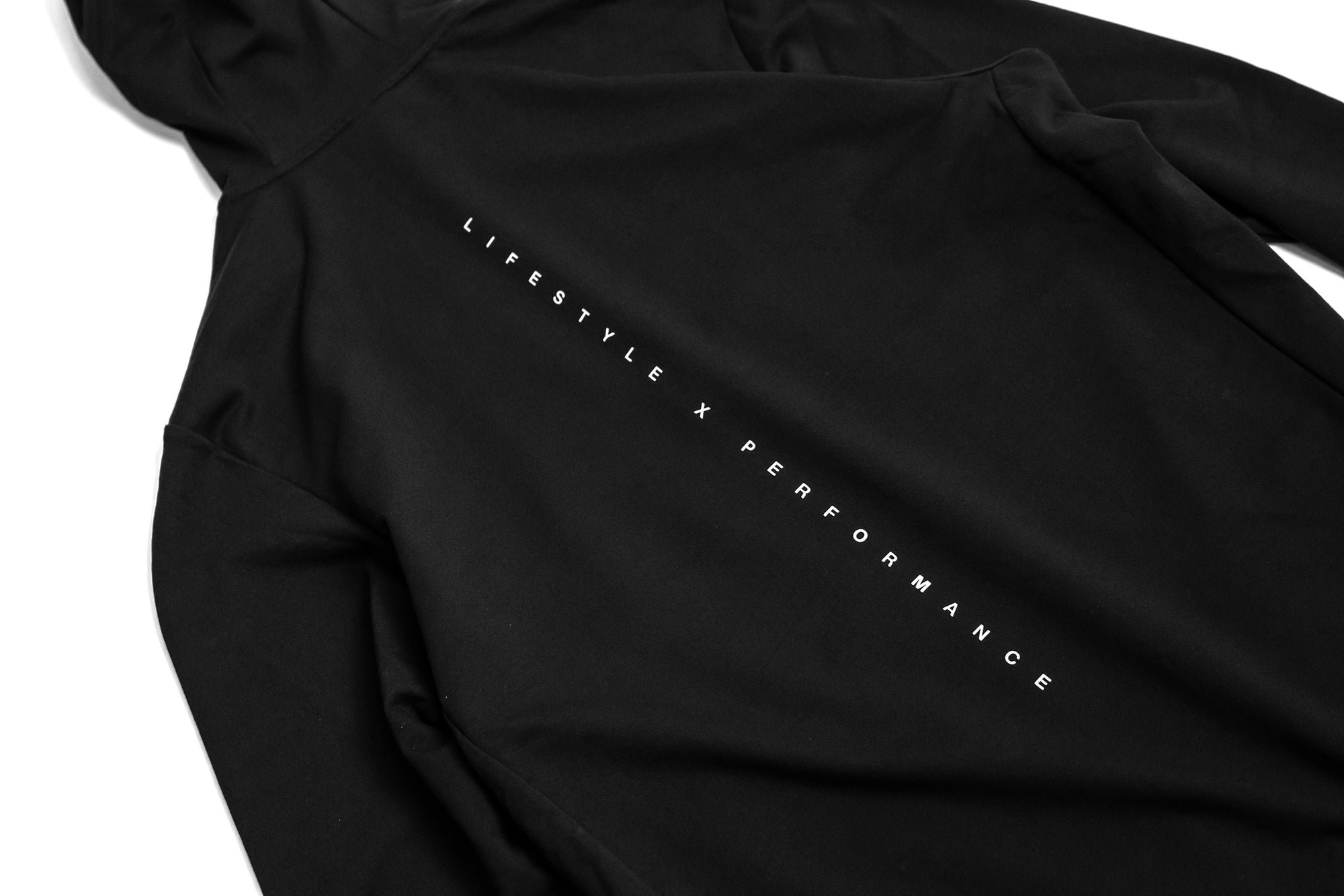 Kinetic Zip-Up Hoodie - Black