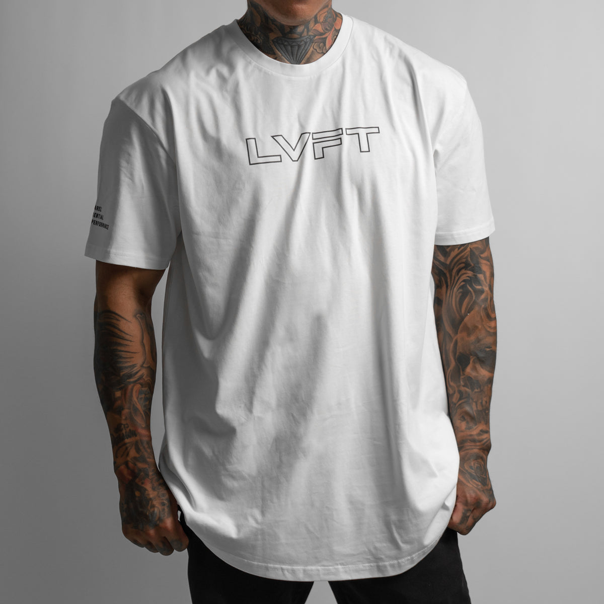 Athletics Scallop Tee - White