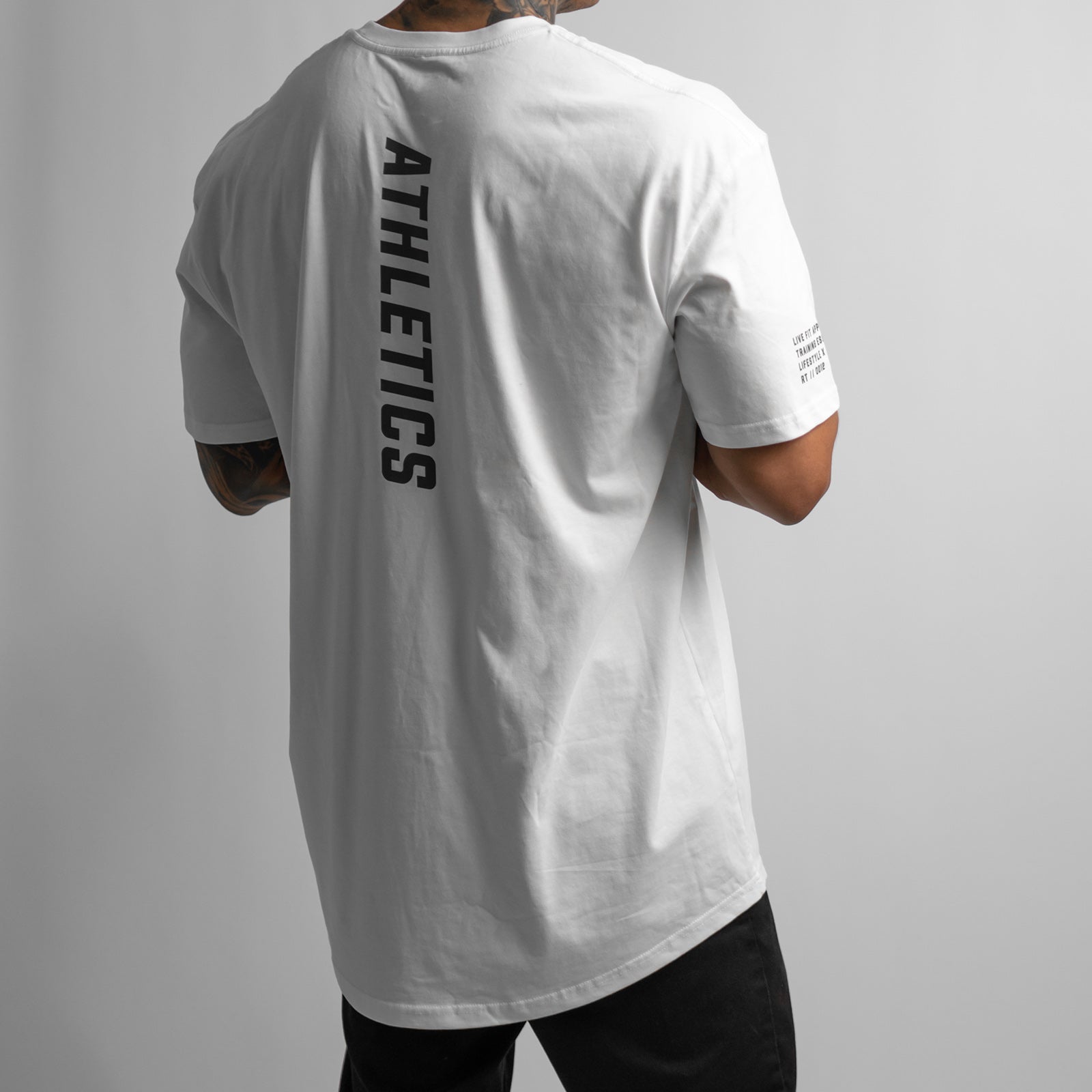 Athletics Scallop Tee - White