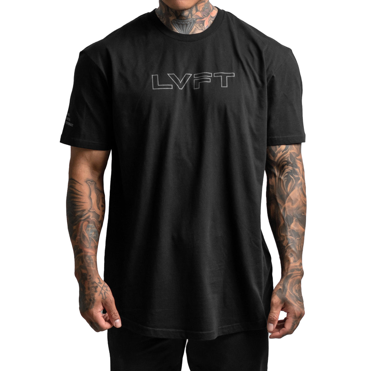 Athletics Scallop Tee - Black