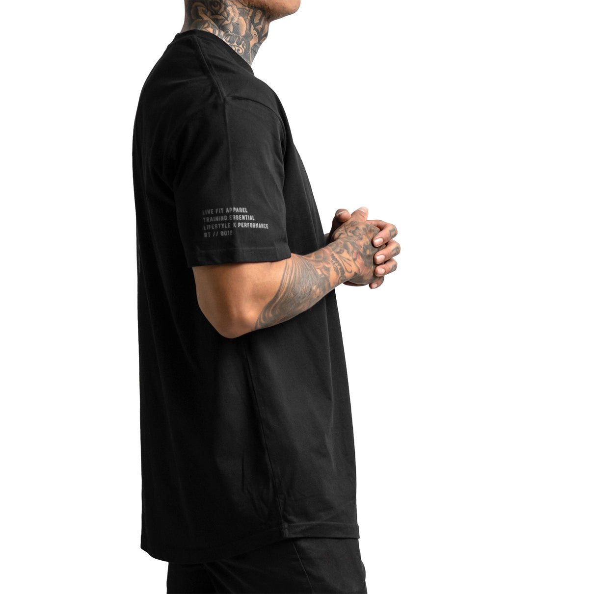 Athletics Scallop Tee - Black