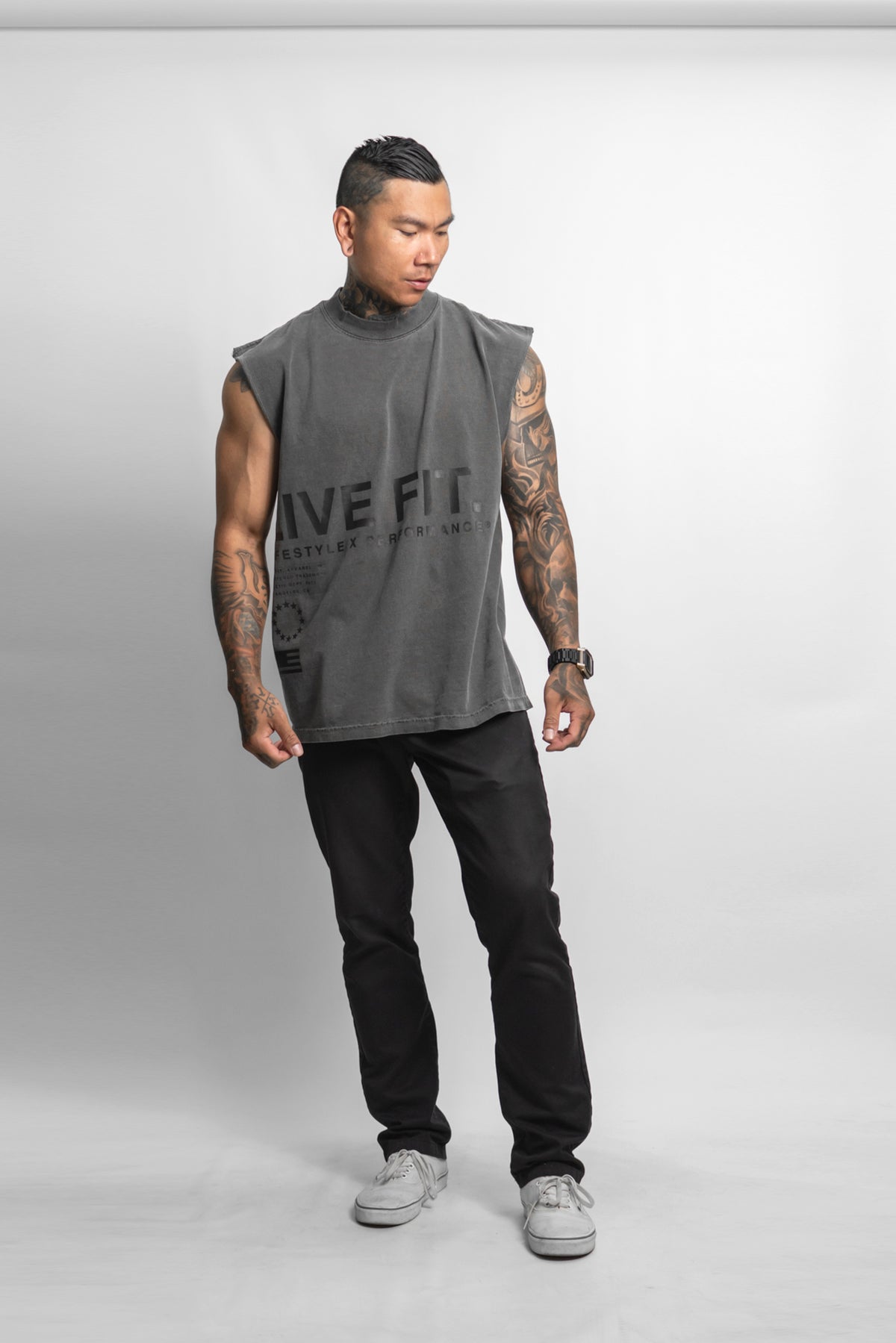 Urban Muscle Tank - Shadow / Black