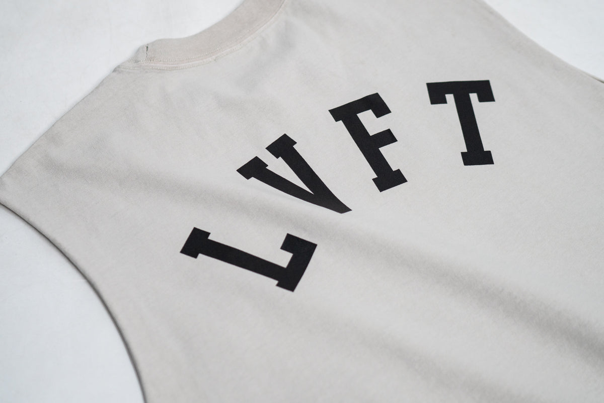 Faded Heavyweight Muscle Tank - Faded Bone