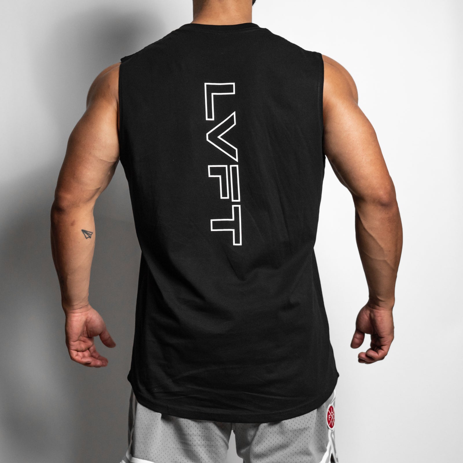 Slate Scallop Tank - Black