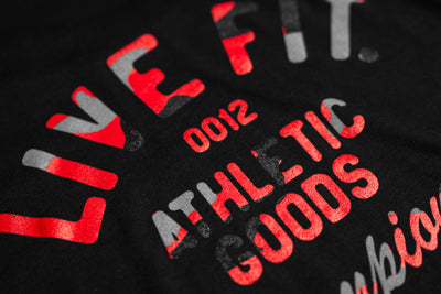 Athletic Goods Tee - Black / Red Camo