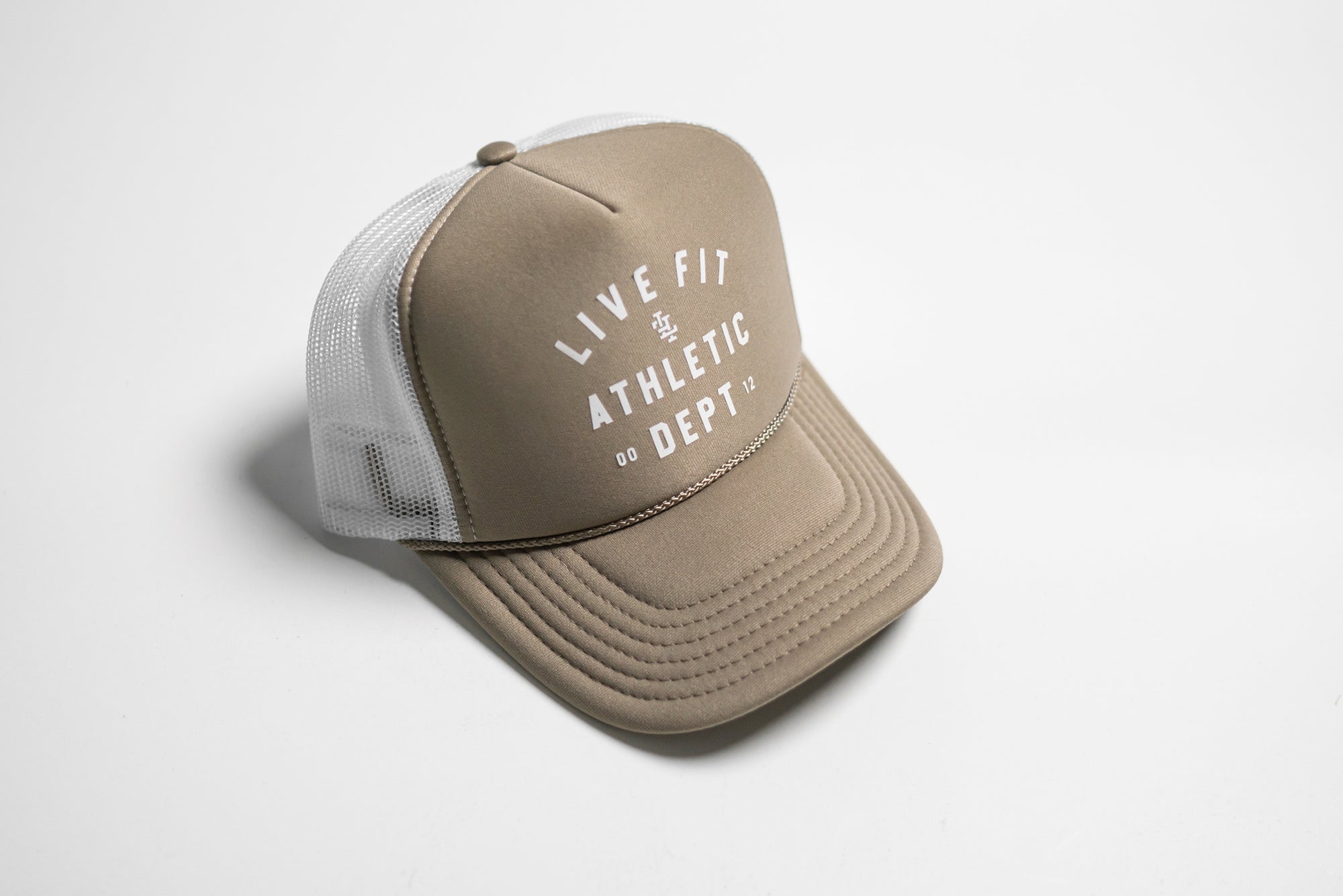 Athletic Dept. Foam Trucker - Khaki/White