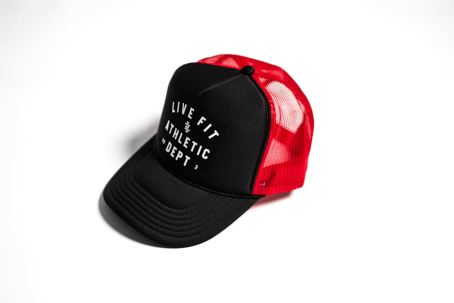 Athletic Dept. Foam Trucker - Black/Red