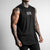 Offset Muscle Tank - Black