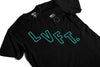 All Star Scallop Tee - Black / Teal