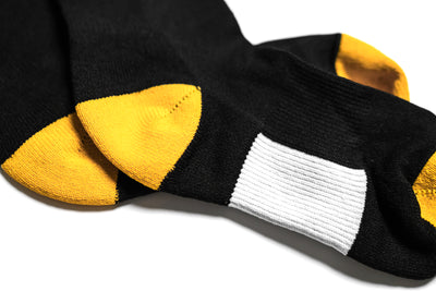 L/F Bolt Socks - Black/Yellow