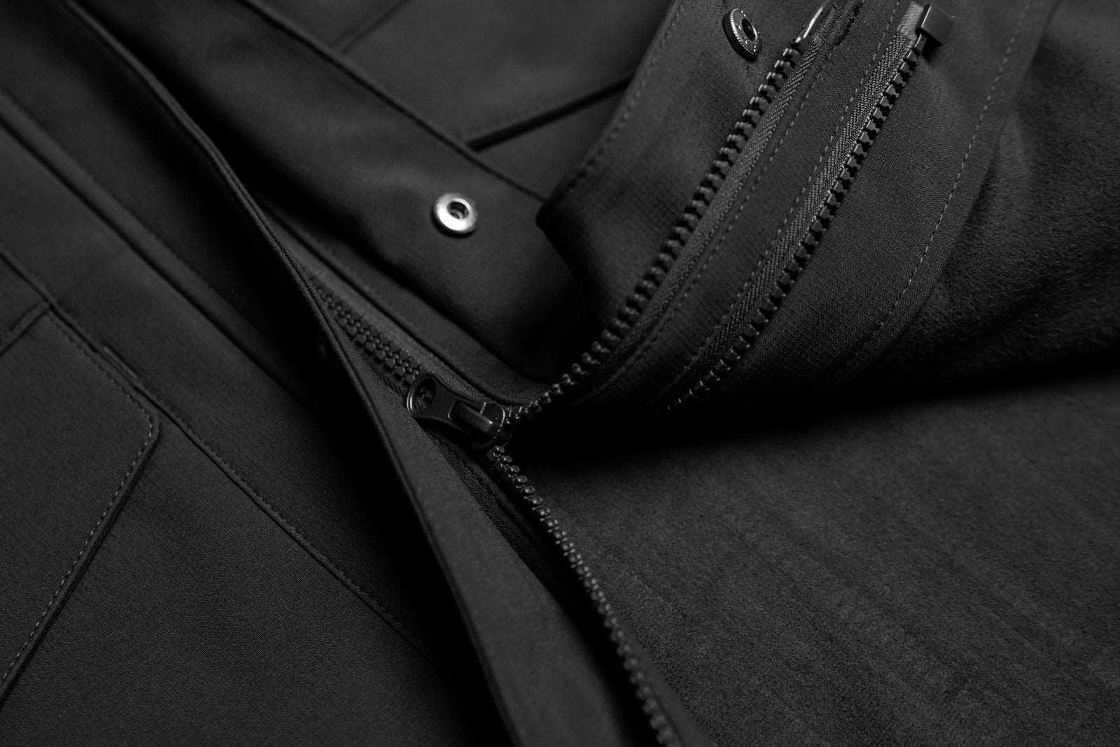 Soft Shell Parka - Black
