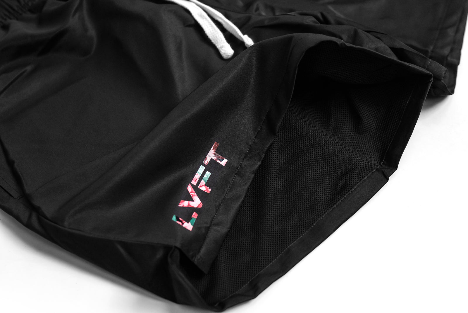 Slate Running Shorts - Black / Floral