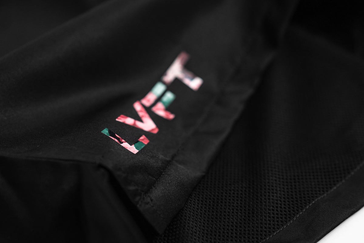 Slate Running Shorts - Black / Floral